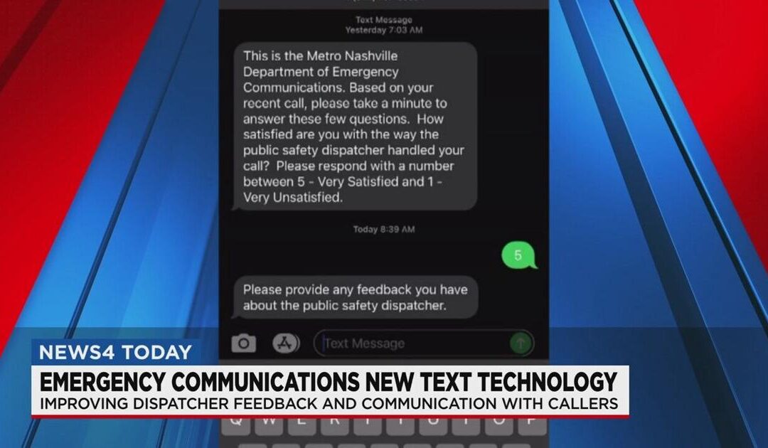 Metro Emergency Communications sending texts to improve communications (TN)
