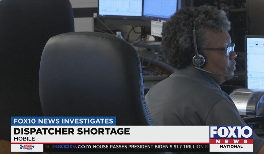 Mobile Police short staffed in their dispatch center, down roughly a third from what they’re budgeted for (AL)