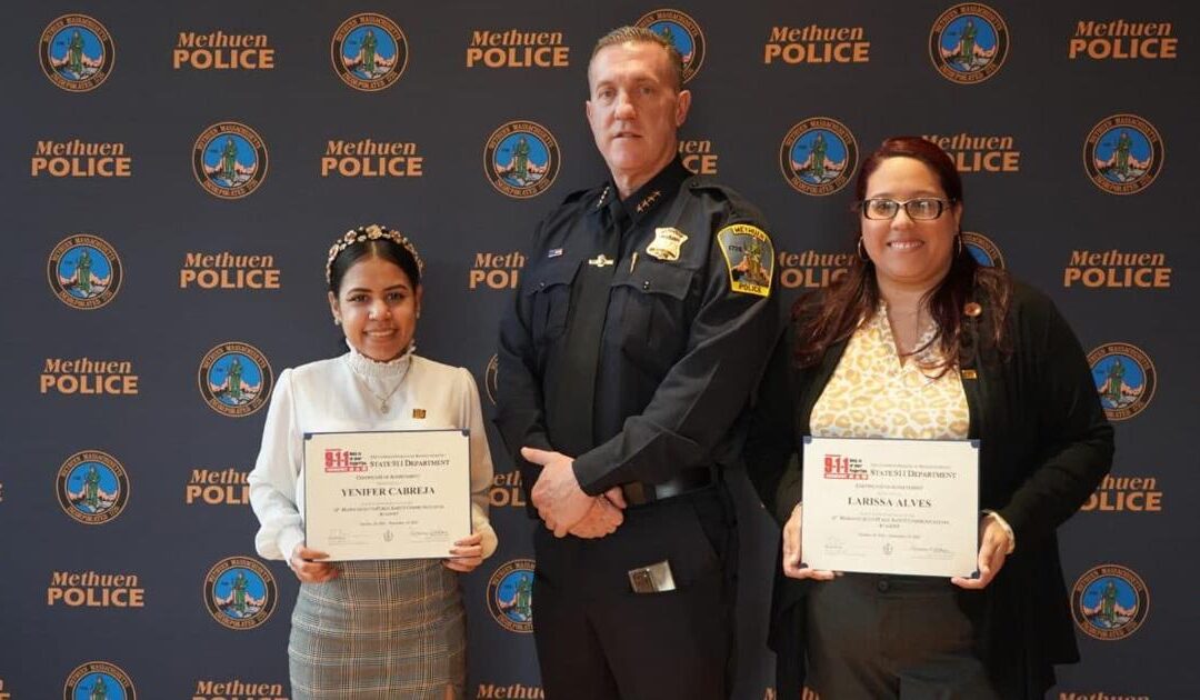 Methuen police welcome 2 new bilingual 911 dispatchers (MA)