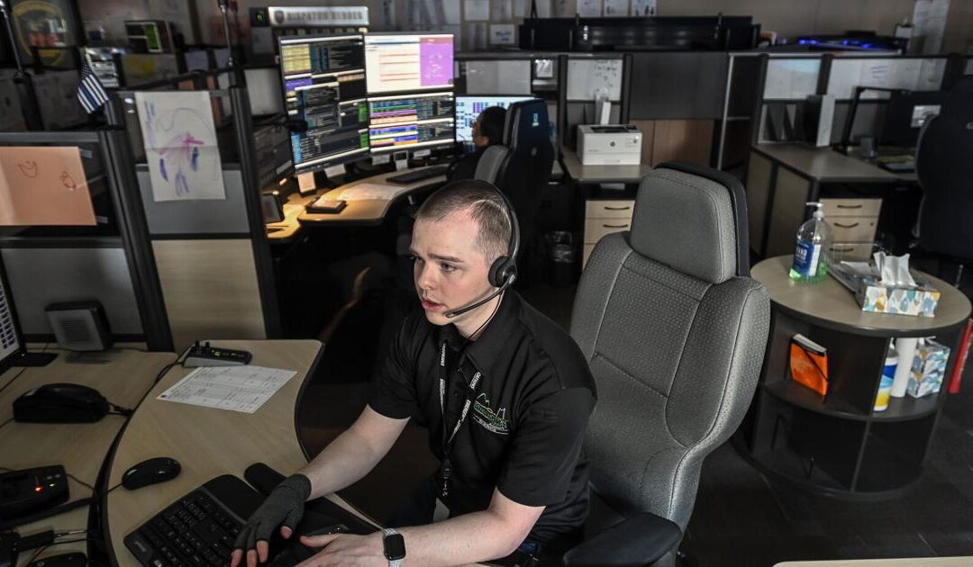County dispatch center workers support each other while helping others (SD)