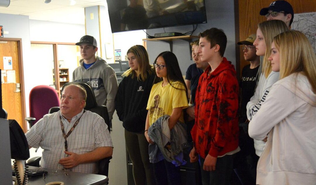 Punxsutawney Future First Responders Club visits Jefferson Co. 911 Center (PA)