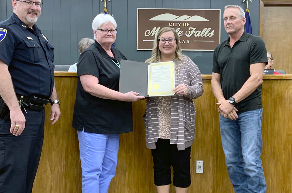 Dr. Jules Madrigal, Marble Falls police telecommunicators get their days (TX)