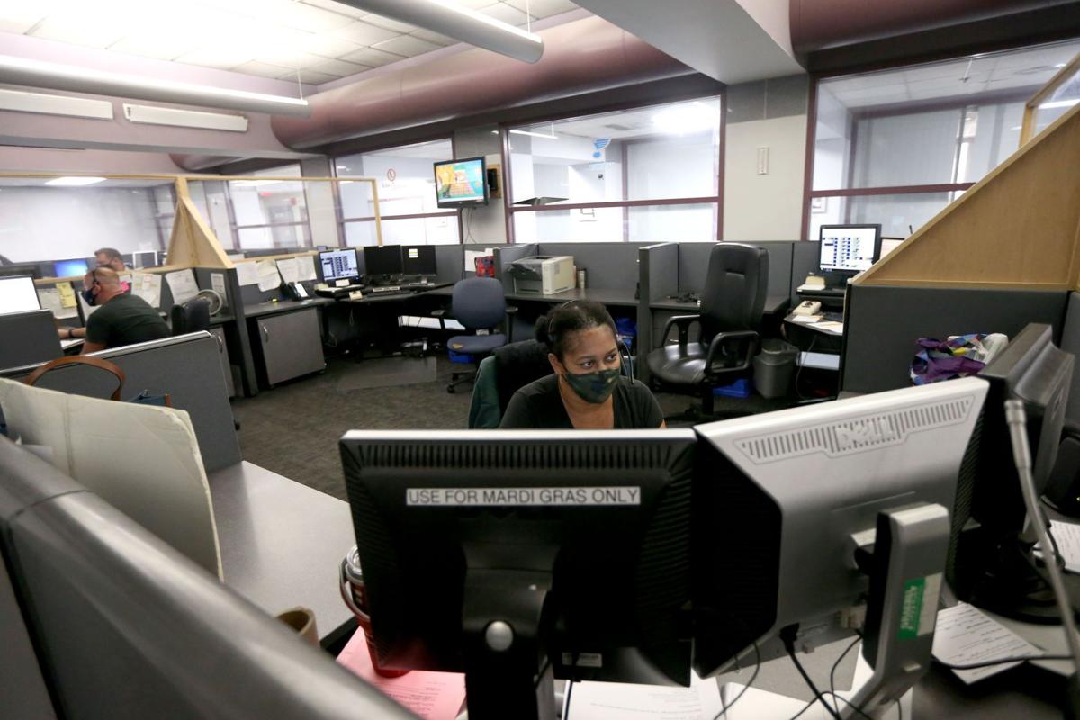 Police 911 call center downtown