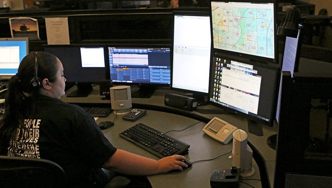 Wichita Falls Police 9-1-1 emergency dispatcher.
