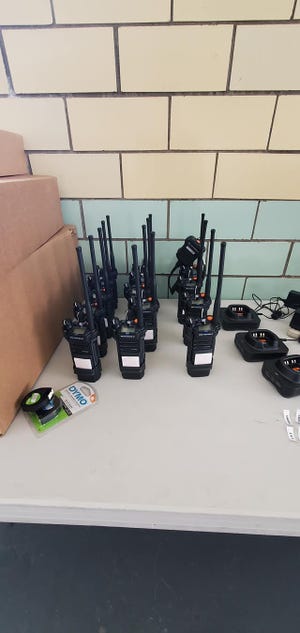 Radios from the Homeworth Fire Department